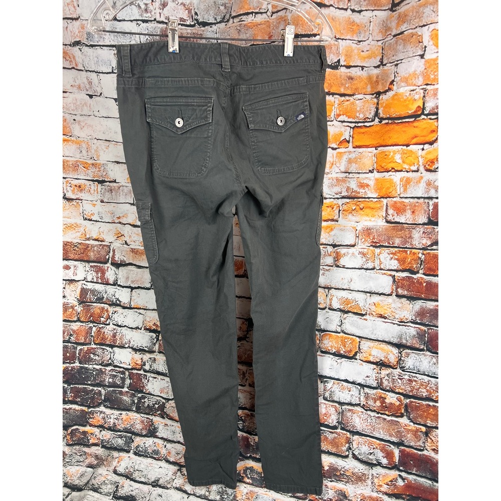 The North Face Womens 6 Regular Cargo Pants Charcoal Grey Slim Utility Hiking - Picture 2 of 9